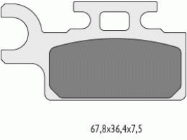 Гальмівні колодки СИНТЕТИЧНІ ARMSTRONG GG ROAD 320292